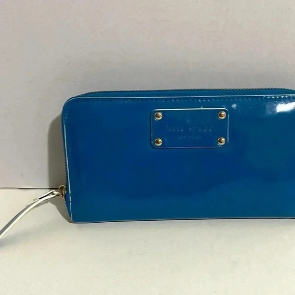 Kate spade blue leather wallet - Picture 4 of 9